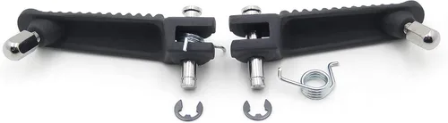 Vista 4 de Apoya pies de pedal delantero, color negro, para Yamaha Yzf-R1 Yzf-R6 Yzf R6 R1 1999-2011.