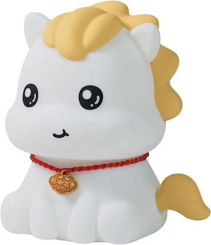 Vista 8 de Rechargeable Silicone Cute Pony Night Light for Kids - Dimmable Touch Lamp for Nursery, Bedroom Cute Baby Toddler Nightlight, Year of The Horse