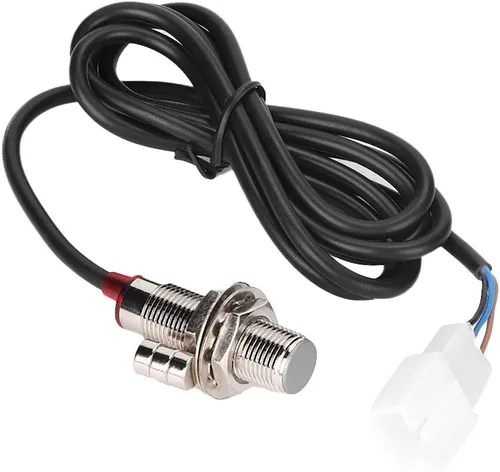 Vista 7 de Aramox Cable del velocímetro de la motocicleta de Digitaces, sensor del odómetro del tacómetro con 3 imanes