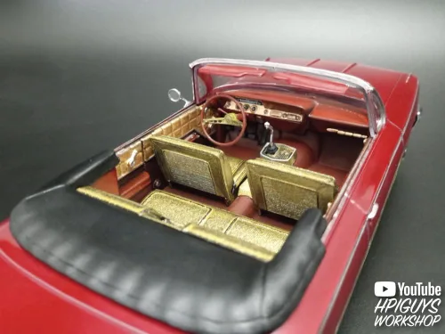 Vista 8 de AMT 1962 Chevy Impala Convertible 1:25 Modelo Kit