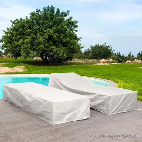 Vista 6 de Rattan Star Juego de 2 tumbonas de mimbre marrón para exteriores, tumbonas de piscina, respaldo ajustable multiángulo con cojines azules