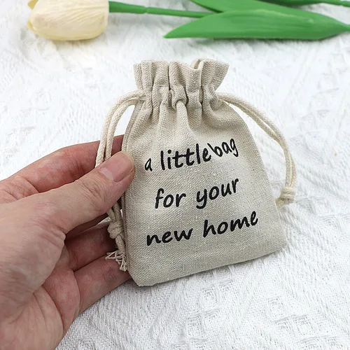 Vista 8 de LUOKIFUR Bolsa pequeña para inauguración de la casa de la nueva casa, recuerdo en movimiento, accesorios de ángel clave, regalo, regalo