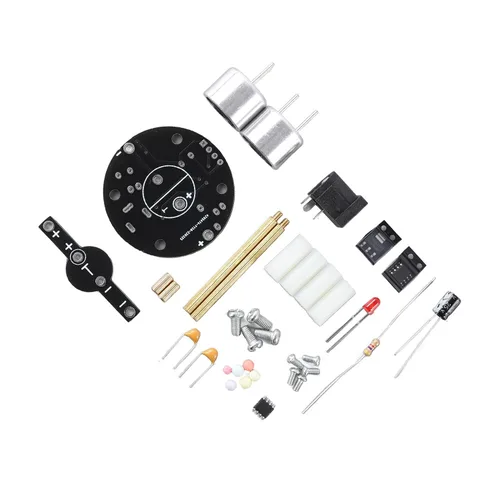 Vista 3 de Kit de práctica de soldadura de levitador ultrasónico, kit electrónico de levitación para experimentos de enseñanza científica, piezas de ensamblaje