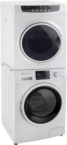 Vista 10 de RecPro RV 2.5 Cu Ft Combo de lavadora y secadora de carga frontal, color blanco (solo secadora)