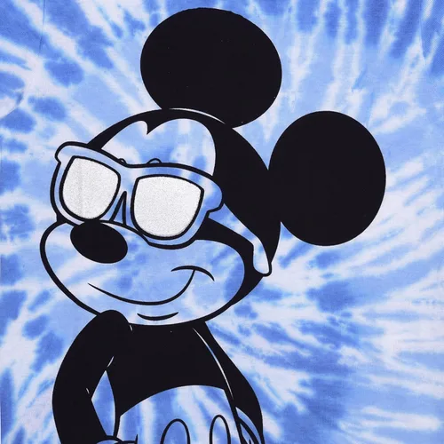 Vista 2 de Disney Camiseta de Mickey Mouse para niños, bebés y niños pequeños – Verde/Naranja/Gris/Azul/Amarillo