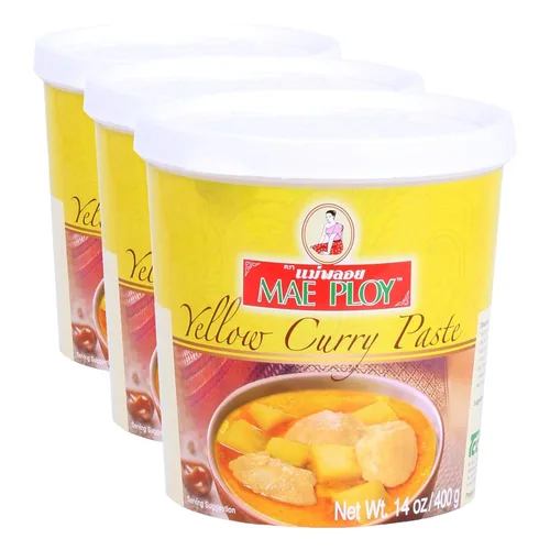 Vista 9 de Pasta de curry verde de Mae Ploy - 1kg