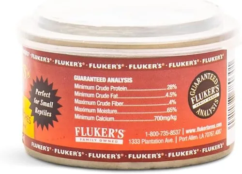 Vista 8 de Fluker's Alimento enlatado gourmet para reptiles, peces, pájaros y animales pequeños, cucarachas pequeñas Dubia, 1.2 oz