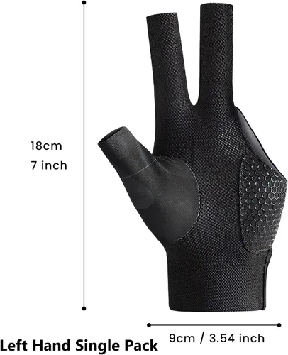 Vista 2 de Guantes deportivos de 3 dedos, 7.1 x 3.6 pulgadas, antideslizantes, transpirables, reducen la fricción, tiradores de mano izquierda, guantes Gris