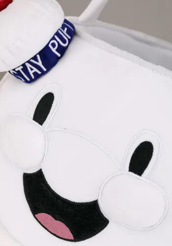 Vista 3 de Balde para Dulces Stay Puft Marshmallow Man para Halloween Multicolor