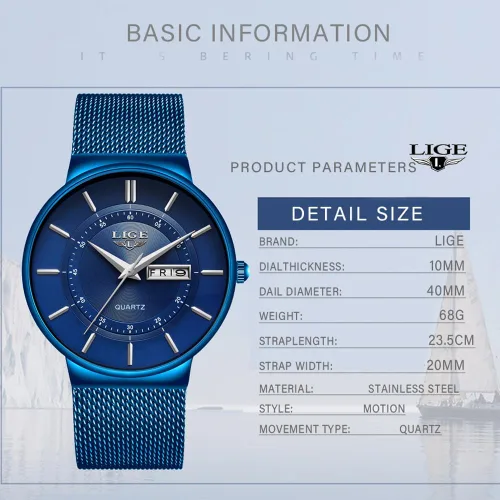 Vista 4 de Weicam Reloj mecánico de esqueleto casual para hombre, correa de malla numérica romana, reloj de pulsera