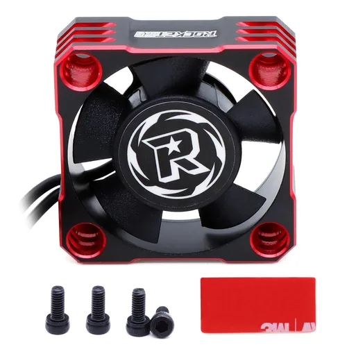 Vista 12 de Paquete de 2 ventiladores de refrigeración de motor de 1.181 in, ventilador de enfriamiento ESC de 28000 RPM, disipador de calor RC para 1/8 1/10