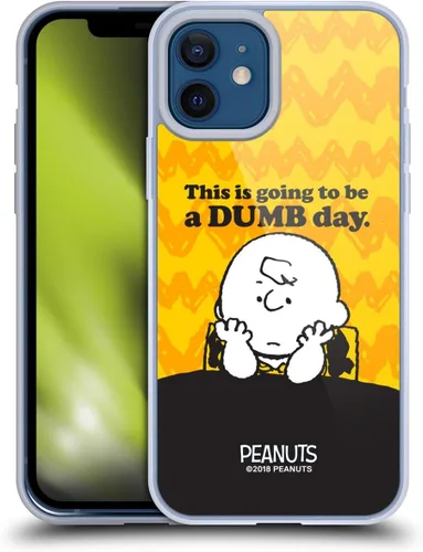 Vista 80 de Head Case Designs Funda de gel suave con licencia oficial de Peanuts Autumn Charlie Brown compatible con Apple iPhone 7 Plus/iPhone 8 Plus