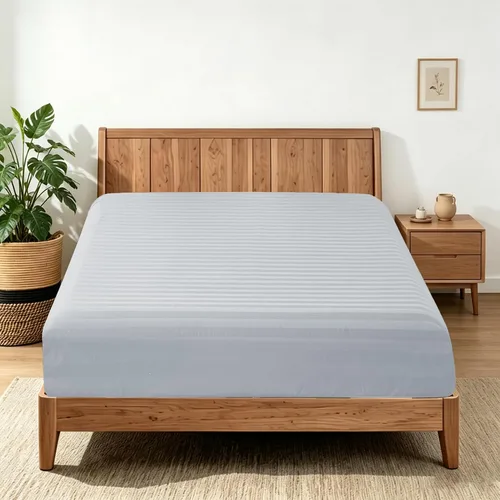 Vista 9 de Sábana bajera ajustable 100% algodón egipcio, tamaño matrimonial, 600 hilos, bolsillo profundo de 8 a 16 pulgadas, sábana inferior de tejido Negro
