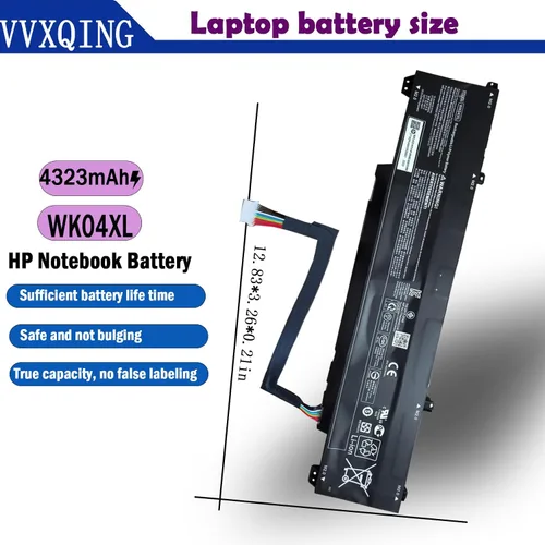 Vista 7 de WK04XL Reemplazo de batería para HP Victus 16-E 16-D 16-R 16-S 15-FB 15-FA M38822-1D1 M39179-005 Victus Gaming 16-R 16-S 16T-R 16T-S/Omen 16-C 16-B