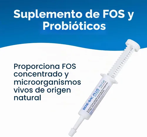 Vista 2 de PetAg Bene-Bac® Plus Pet Gel, FOS Prebiótico y Probiótico 15 gm.