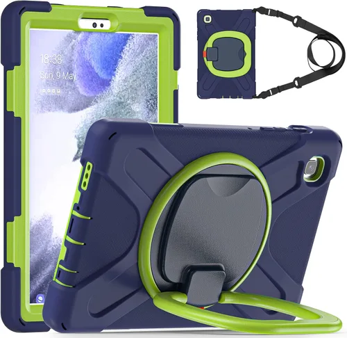 Vista 65 de 360 Rotation Case for Galaxy Tab ActivePro/Tab Active4 Pro/Active 5 Pro 10.1" Sturdy Cover Rotate Ring Stand Shoulder Carrying Strap Hand Strap