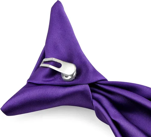 Vista 4 de Moda Di Raza Corbata de clip, corbatas para niño, corbata para niños, adolescentes, hombres clip en corbatas