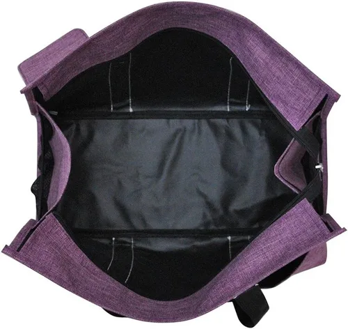 Vista 4 de Cherry Crosshatch Solid Print NGIL - Organizador con cremallera