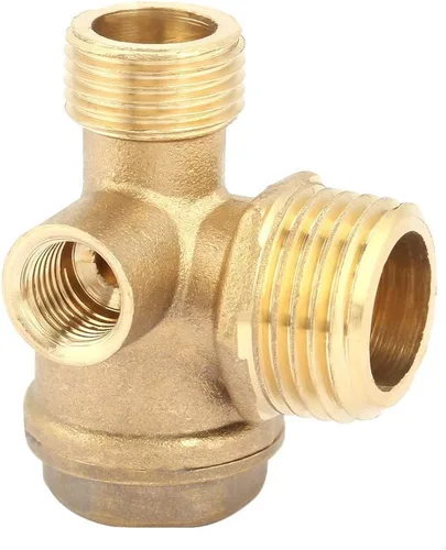 Vista 7 de Válvula de retención del compresor de aire, herramienta roscada masculina del conector del tubo de la válvula de retención del compresor de aire