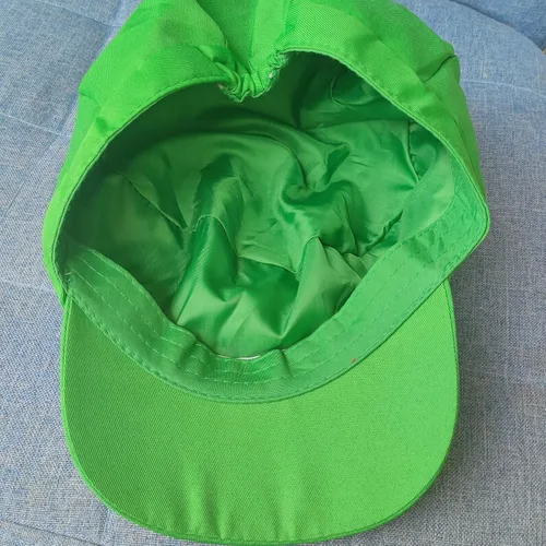 Vista 5 de Super Mario Bros Sombrero Luigi Gorra Cosplay para niños y adultos, disfraz de Halloween de béisbol, anime, unisex, 2 unidades, 22.83-23.62 pulgadas