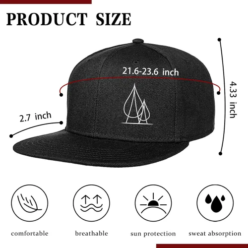 Vista 33 de Puerto Rico Hat Snapback Hats for Men Women, Puerto Rico Flag Design, Anjustable Trucker Cap Flat Brim