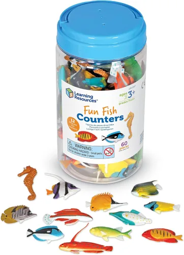 Vista 7 de Learning Resources - Juego de 60 figuras de peces para contar