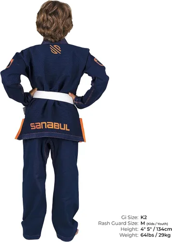 Vista 7 de Sanabul, Future Legend Kids - Traje de Jiu Jitsu brasileño, BJJ Gi