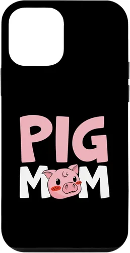 Vista 12 de Funda para iPhone 14 Pig Mom Pig Whisperer Piggy Pig Lover Día de la Madre