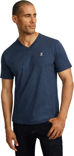 Vista 8 de Camiseta clásica con cuello en V para hombre, gris - B6U100CRPC Negro