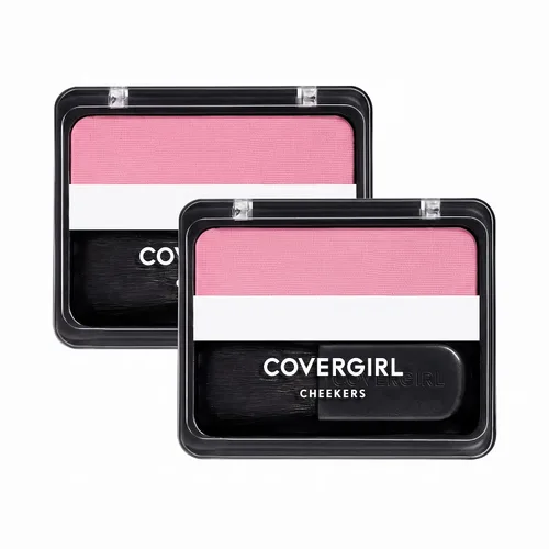 Vista 27 de Covergirl - Rubor Cheekers, fórmula suave, mezclable y ligera, aspecto fácil y natural, 100% libre de crueldad 105 seda rosa