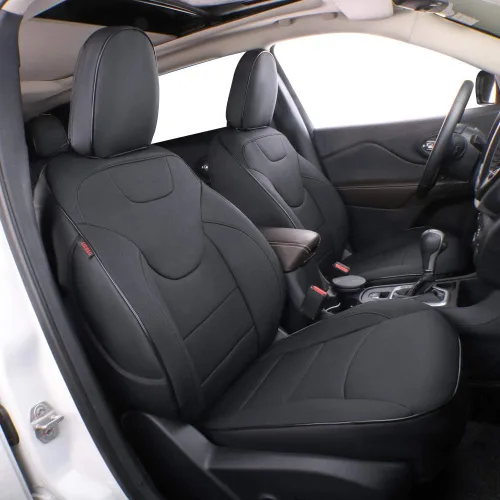 Vista 6 de EKR Compass 2011-2017 Juego completo de fundas de asiento de automóvil, ajuste personalizado para Jeep Compass, protector de asiento de automóvil