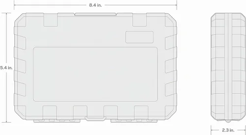 Vista 6 de TEKTON Juego de dados hexagonales largos de 3/8 pulgadas de impulso con estuche, 8 piezas (1/8-3/8 pulgadas) SHB91313 Long