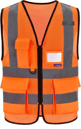 Vista 21 de XS Chaleco de seguridad negro para mujer XS