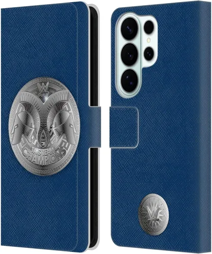 Vista 183 de Head Case Designs Officially Licensed WWE Cruiserweight Champion Title Belts Leather Wallet Case Compatible with Samsung Galaxy A07 4G Campeón