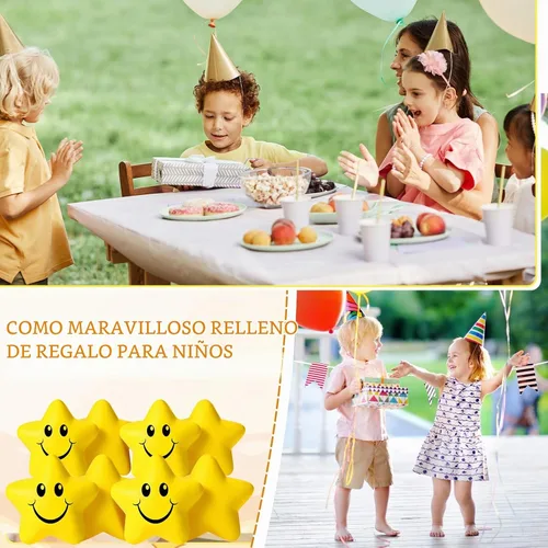 Vista 4 de Jerify 60 mini bolas de espuma de estrellas para niños y adultos a granel