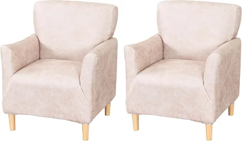 Vista 71 de FUANGUI Funda para Sillón de Banquete con Brazos Fundas para Sillas Elásticas Funda para Sillón Club Funda Suave para Sillón Sofá Cubiertas