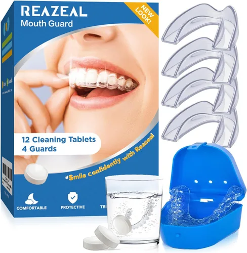 Vista 8 de Protector Bucal para Morder los Dientes por la Noche: Protector Dental Moldeable para Dormir - Protección Nocturna para los Dientes (4 Unidades)