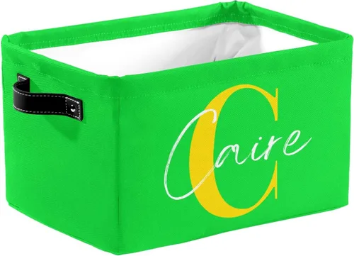 Vista 39 de Cesta de regalo personalizada con nombre, caja de juguetes de almacenamiento personalizada para niños, organizador de cubos de almacenamiento