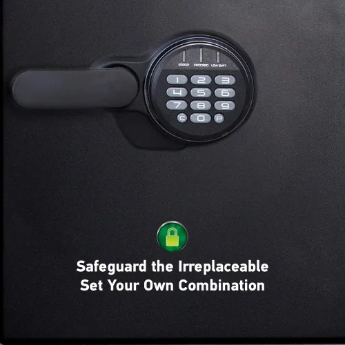 Vista 19 de SentrySafe Caja de seguridad contra incendios, caja de seguridad extra grande con clave, 1,23 pies cúbicos, SFW123CU
