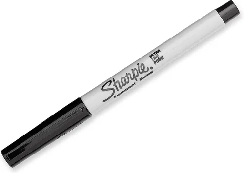 Vista 2 de Sharpie Marcadores permanentes, punta ultrafina, negro, 24