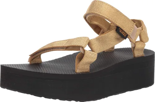 Vista 57 de Sandalia Teva de plataforma universal para mujer Balance Oliva Quemada