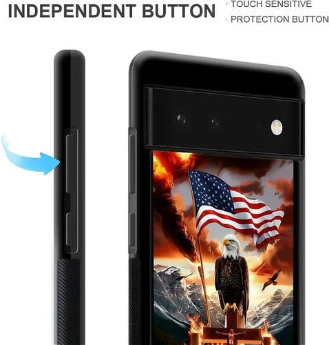 Vista 1080 de Compatible con Google Pixel 4A 5G Mobile Case Creative Acrylic Panel trasero Silicona Protección Grip especialmente diseñado para Google Pixel 4A 5G