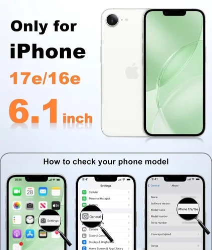 Vista 735 de FNTCASE Funda para iPhone 17 Pro: Fundas delgadas translúcidas de color azul claro compatibles con MagSafe, protección completa de la cámara