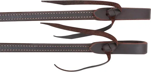 Vista 2 de Martin Saddlery Doble y cosido 5/8 Latigo SplitRein Heavy Br Un