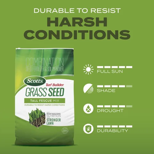 Vista 7 de Scotts Turf Builder - Mezcla de festuca alta para semillas de césped