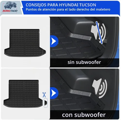 Vista 9 de Juego de alfombrillas Rongtaod para Hyundai Tucson 2022-2026 Accesorios