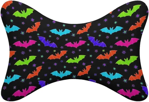 Vista 12 de Almohada de coche para aliviar el dolor de cuello, compatible con linda rana de espuma viscoelástica para el cuello del auto con correa ajustable, 2