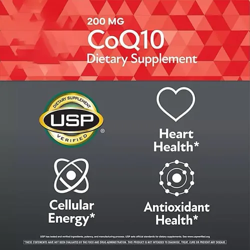 Vista 5 de Members Mark New Presentation CoQ10 200 mg. Suplemento dietético (180 unidades)