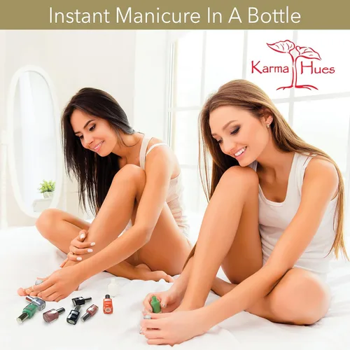 Vista 7 de Karma Naturals Esmalte de uñas – No tóxico, vegano y libre de crueldad (camuflaje, 0.43 onzas líquidas)