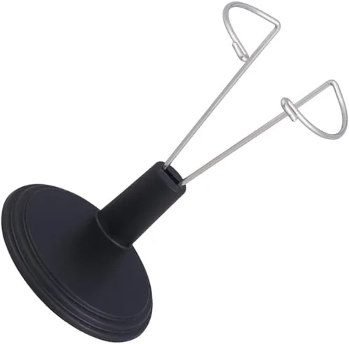 Vista 6 de 6 soportes de muñeca para muñeca, soporte de oso de peluche para muñeca de 5.9 in, color negro